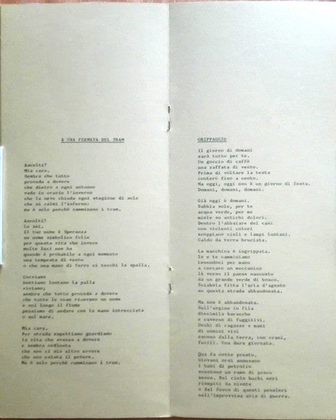 Lucio Dalla – Il Giorno Aveva Cinque Teste (LP, Album, Italy - 1973)