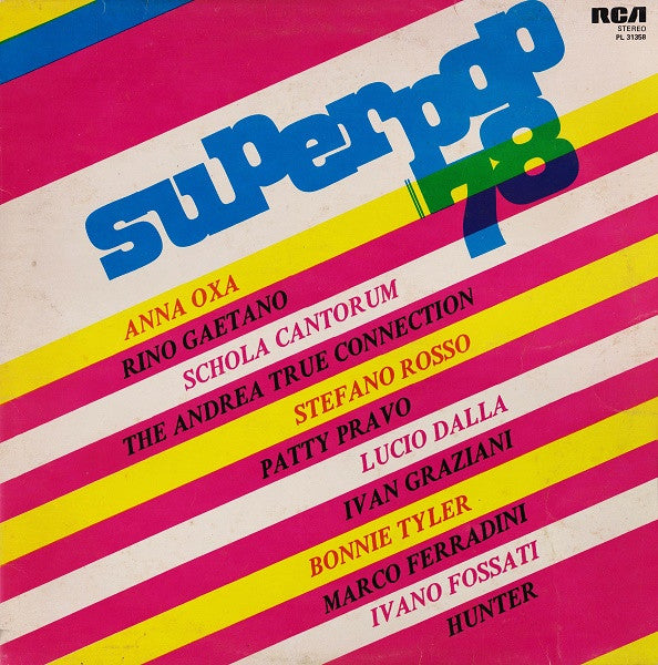 Various – Superpop '78 (LP, Compilation, Italy - 1978)