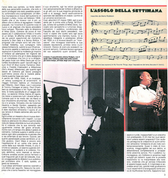 John Coltrane – John Coltrane (LP, Repress, Compilation, Italy - 1981)