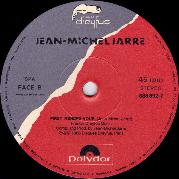Jean-Michel Jarre – Rendez-Vous (7", Portugal - 1986)