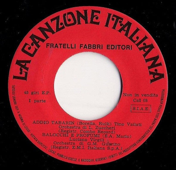 Various – La Canzone Italiana - N° 3 (7", Italy - 1970)