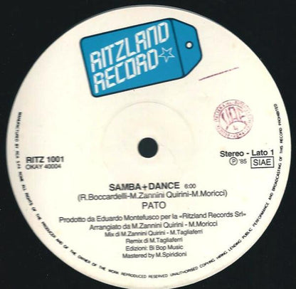 Pato (13) – Samba+Dance (12", Italy - 1985)