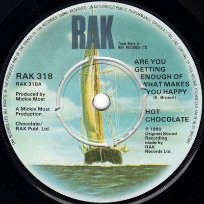 Hot Chocolate – Are You Getting Enough Of What Makes You Happy? (7", UK - 1980)