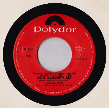 Orietta Berti – Non Illuderti Mai / Amore Per La Vita (7", Italy - 1968)