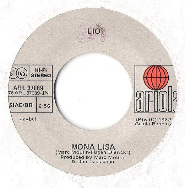 Lio – Mona Lisa (7", Italy - 1982)