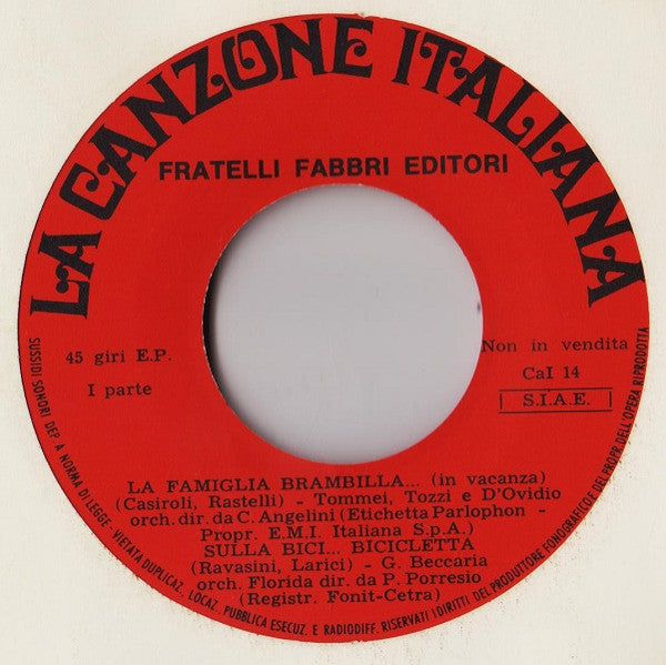 Various – La Canzone Italiana - N° 14 (7", Italy - 1970)
