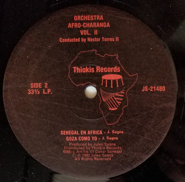 Orchestra Afro-Charanga, Nestor Torres – Orchestra Afro-Charanga Vol.II (LP, Album, US - 1980)