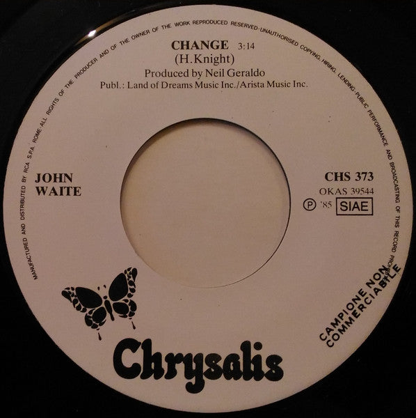 John Waite – Change (7", Italy - 1985)