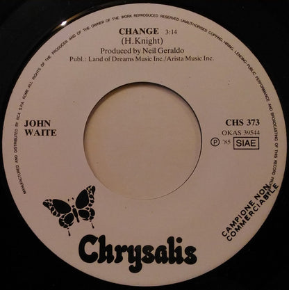John Waite – Change (7", Italy - 1985)