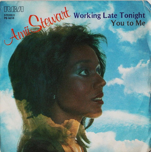 Amii Stewart – Working Late Tonight / You To Me (7", Italy - 1983)
