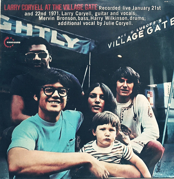 Larry Coryell – At The Village Gate (LP, Album, France - 1971)