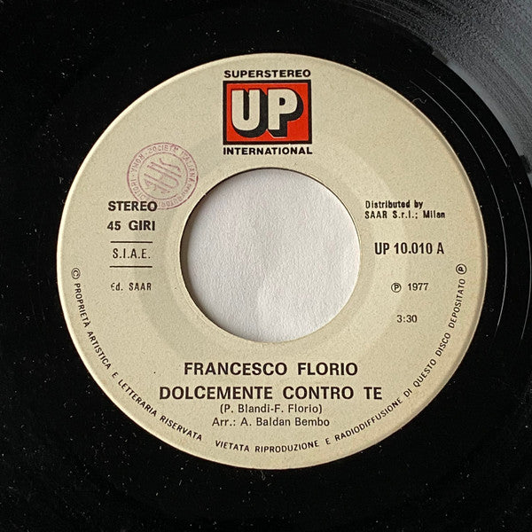 Francesco Florio – Dolcemente Contro Te (7", Italy - 1977)