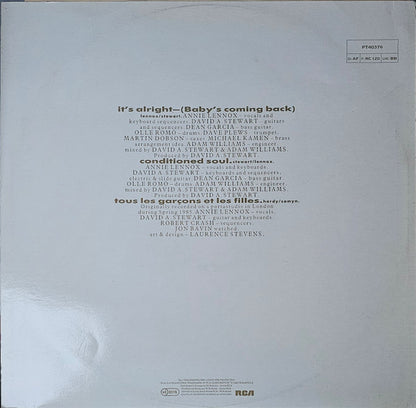 Eurythmics – It's Alright (Baby's Coming Back) (12", Italy - 1986)