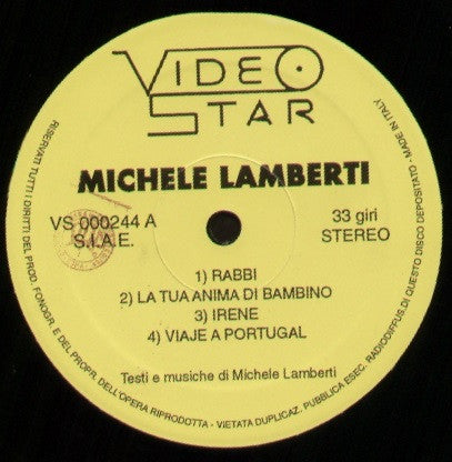 Michele Lamberti – Un Paio D'Ali (LP, Album, Italy)