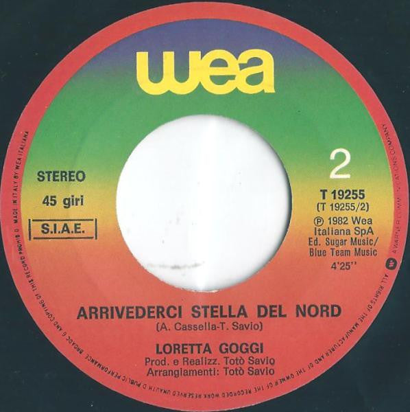 Loretta Goggi – Pieno D'Amore (7", Italy - 1982)