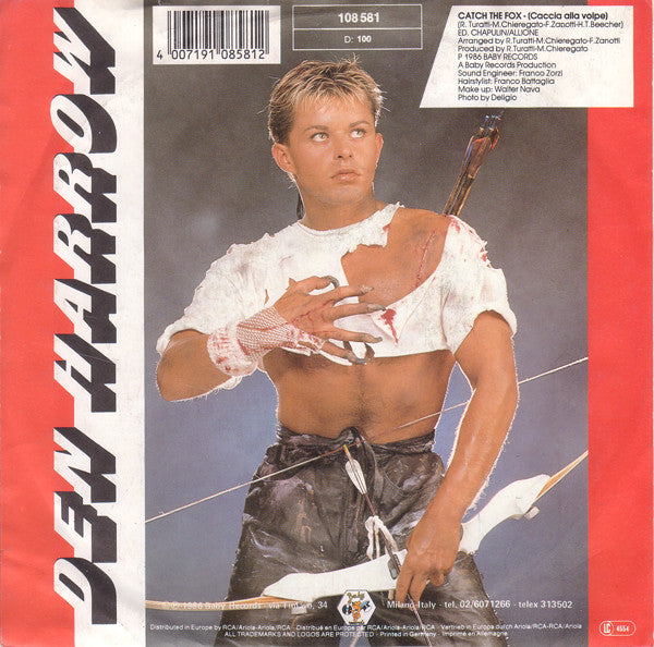 Den Harrow – Catch The Fox (Caccia Alla Volpe) (7", Europe - 1986)