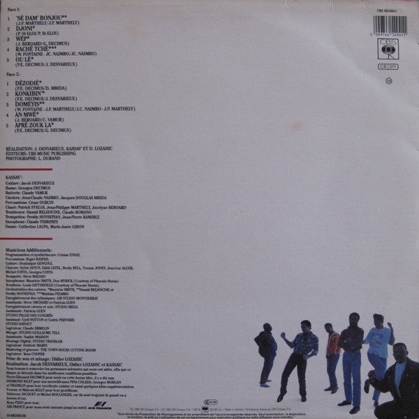 Kassav' – Majestik Zouk (LP, Album, Europe - 1989)