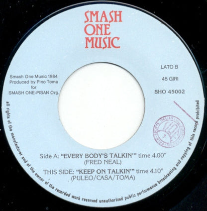 Marsha Mason – Everybody's Talkin' (7", Italy - 1984)