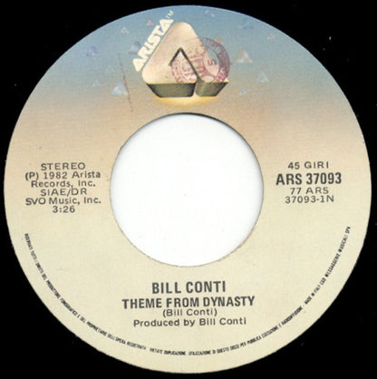 Bill Conti – Theme From Dynasty (7", Italy - 1982)