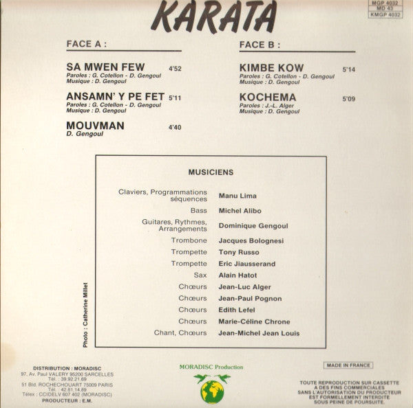Karata – Kimbe Kow (LP, France - 1988)