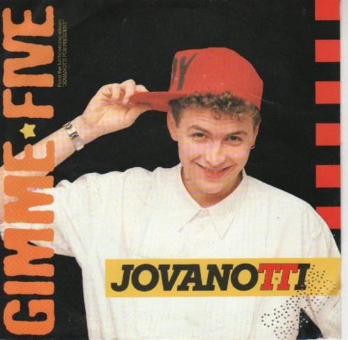 Jovanotti – Gimme Five (7", Italy - 1988)
