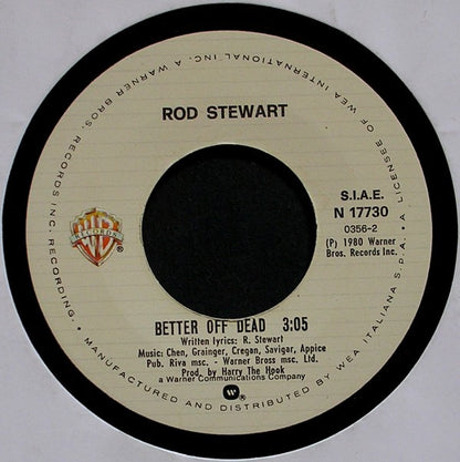 Rod Stewart – Passion (7", Italy - 1980)
