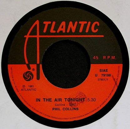 Phil Collins – In The Air Tonight (7", Italy - 1981)
