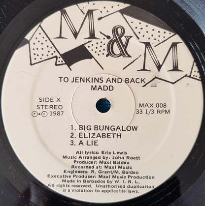 Madd (4) – Tuh Jenkins And Back (LP, Album, Barbados - 1987)