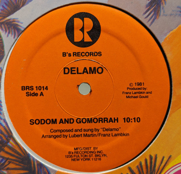 Delamo – Sodom And Gomorrah / My Panorama Tune (12", US - 1981)