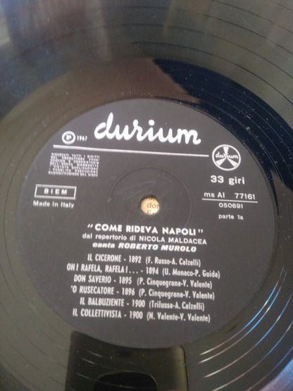 Roberto Murolo – Come Rideva Napoli (LP, Album, Italy - 1967)