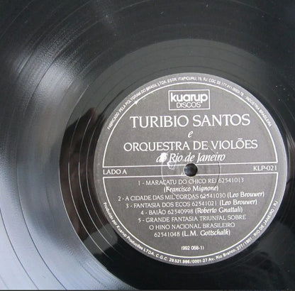 Turibio Santos, Orquestra De Violões Do Rio de Janeiro – Turibio Santos E Orquestra De Violões Do Rio De Janeiro (LP, Album, Brazil - 1984)