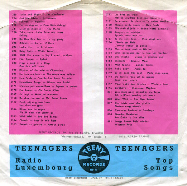 Don Duke, Bud Ashton And His Group – Blue Velvet / Applejack (7", Belgium)