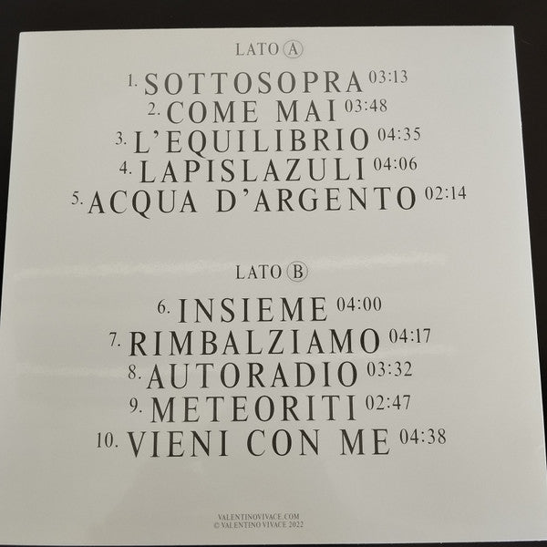 Valentino Vivace – Meteoriti (LP, Album, Limited Edition, Switzerland - 2022)
