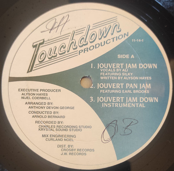 Ali (139), Silky Slim (3) – Jouvert Jam Down (12", Trinidad & Tobago)