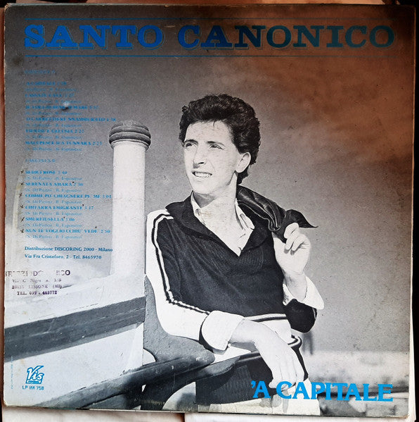 Santo Canonico – 'A Capitale (LP, Album, Italy - 1985)