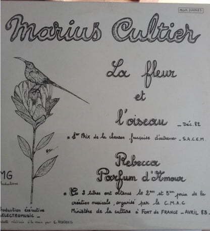 Marius Cultier – La Fleur Et L'Oiseau (LP, Album, France - 1983)