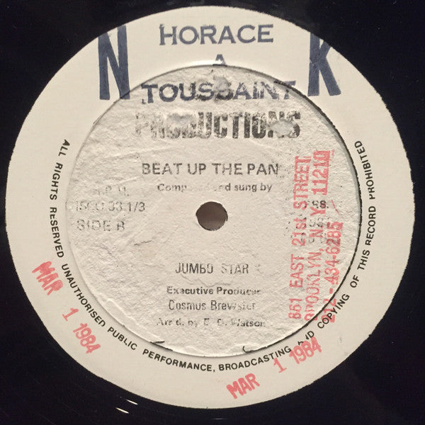 Jumbo Star (2) – Satan's Chariot (12", Trinidad & Tobago - 1984)