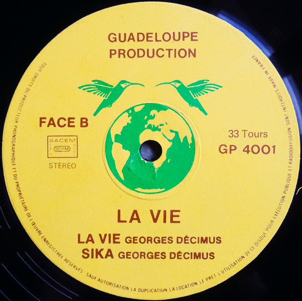 Georges Decimus – La Vie (LP, Album, France - 1983)