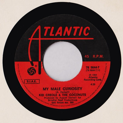 Kid Creole And The Coconuts – My Male Curiosity (7", Italy - 1984)