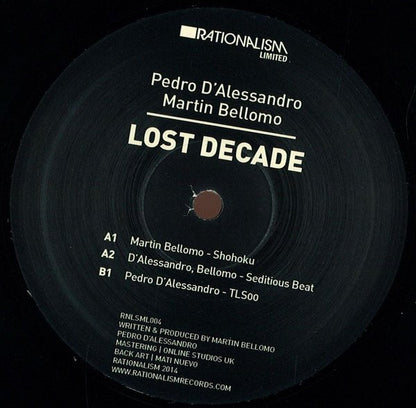 Martin Bellomo, Pedro D'Alessandro – Lost Decade (12", Argentina - 2014)