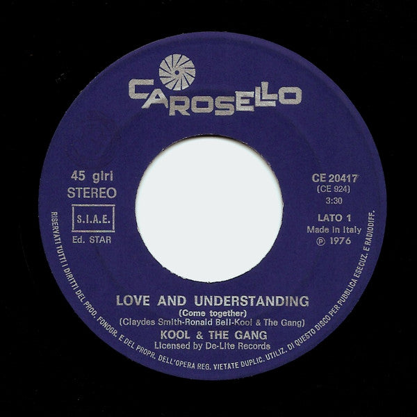 Kool & The Gang – Love And Understanding (Come Together) (7", Italy - 1976)