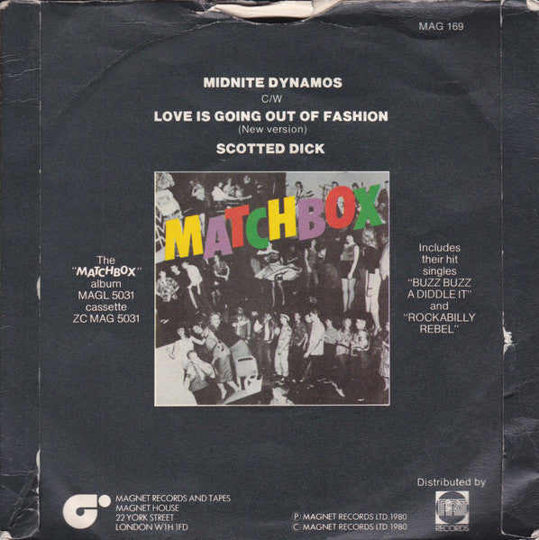 Matchbox (3) – Midnite Dynamos (7", UK - 1980)