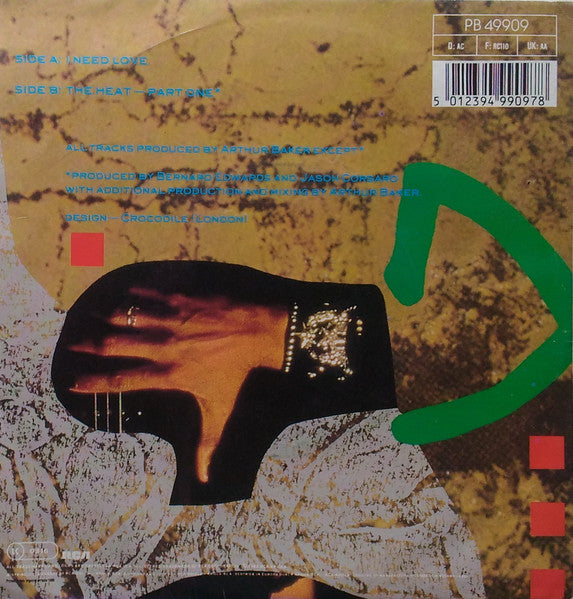 Nona Hendryx – I Need Love (7", Italy - 1986)