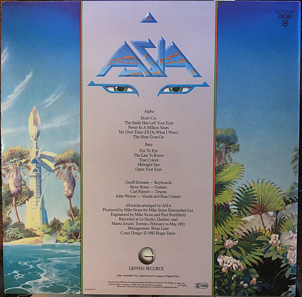 Asia (2) – Alpha (LP, Album, Europe - 1983)