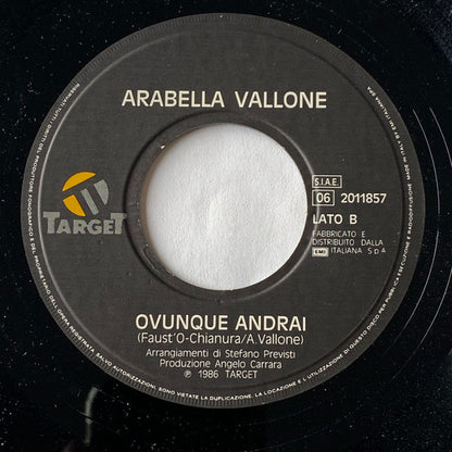 Arabella Vallone – Should I / Ovunque Andrai (7", Italy - 1986)