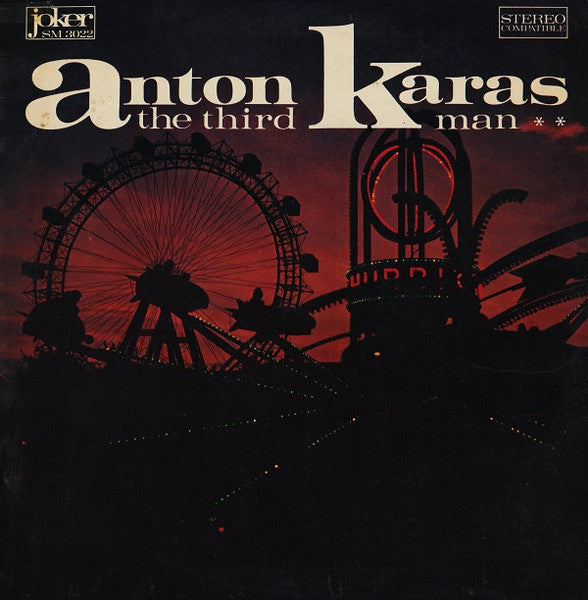 Anton Karas – The Third Man (LP, Album, Italy - 1966)