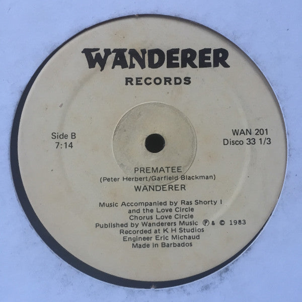 Mighty Wanderer – Wanderer Dread / Prematee (12", Barbados - 1983)