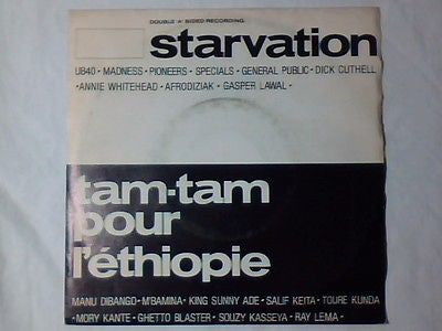 Various – Starvation / Tam Tam Pour L'Éthiopie (7", Italy - 1985)