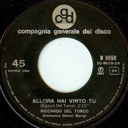 Riccardo Del Turco – Uno Tranquillo (7", Italy - 1967)