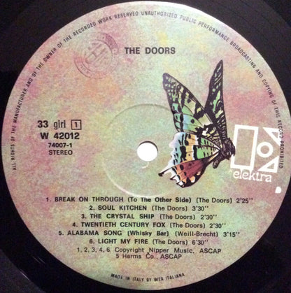 The Doors – The Doors (LP, Album, Reissue, Italy - 1977)